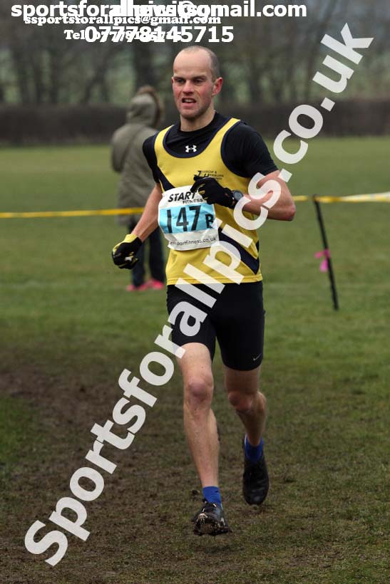Senior mens 2018 Durham Cathedral Cross Country Relay. Photo:  David T. Hewitson/Sports for All Pics